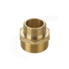 Brass Hex Reducing Nipple – 1” x ¾”